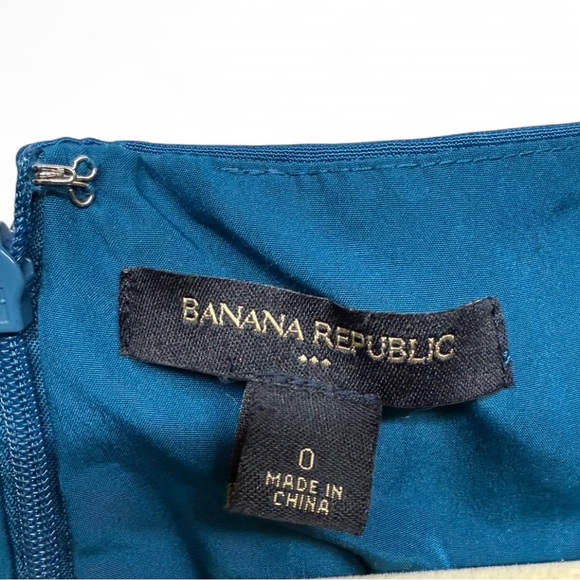 Banana Republic Teal Mini Dress - Picture 4 of 8